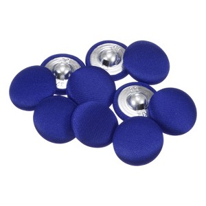 Unique Bargains Round Fabric Cloth Covered Sewing Buttons for Suits Dress 10 Pcs - 1 of 4