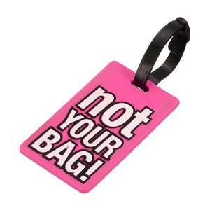 Unique Bargains PVC Durable Lightweight Travel Baggage Suitcases Tag - 1 of 4