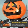 LOVSON 7.5-foot Halloween inflatable pumpkin ghost family, outdoor LED garden display, waterproof design - 4 of 4
