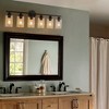 BAOURE Modern Vanity Light, Bathroom Light Fixtures for Expansive Bathrooms, Wall Lamp with Clear Glass for Mirror, Living Room - 4 of 4