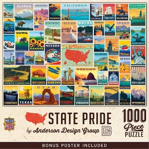 MasterPieces 1000 Piece Jigsaw Puzzle - State Pride - 19.25"x26.75" - 1 of 4