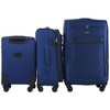 IZOD Noah Soft Shell Lightweight Expandable 360 Dual Spinning Wheels Combo Lock 28", 24", 20" 3 Piece Luggage Set - 4 of 4