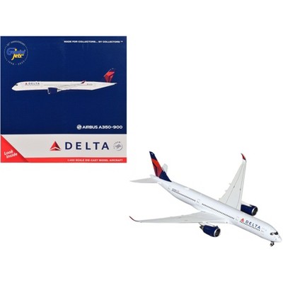 Airbus A350-900 Commercial Aircraft "Delta Air Lines" (N503DN) White w/Blue and Red 1/400 Diecast Model Airplane by GeminiJets
