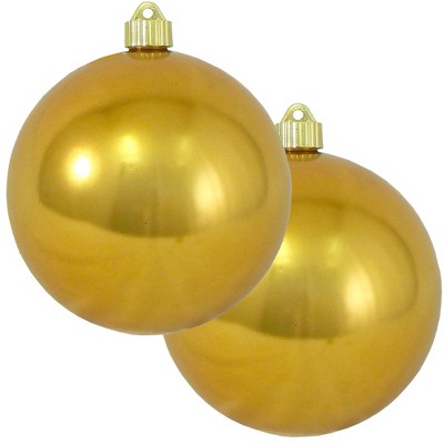 Christmas by Krebs 2ct Solar Flare Orange Shatterproof Christmas Ball Ornament  6" (150mm)