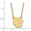 Black Bow Jewelry 10k Yellow Gold Colorado Buffalos NCAA Necklace 18 Inch - 2 of 4
