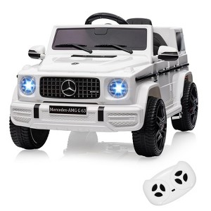 Jojoka  Kids 12V Ride-On Car,Licensed Mercedes G63 with Remote Control, Wheels Suspension - 1 of 4