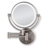 Cordless LED Lighted Wall Mount Mirror - Zadro