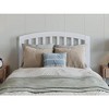 AFI Furnishings Richmond Twin Headboard with Turbo Charger in White - 3 of 4