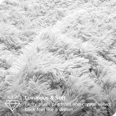 White Shaggy Faux Fur Twin/Twin XL Duvet Cover