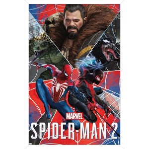 Trends International Marvel's Spider-Man 2 - Group Framed Wall Poster Prints - 1 of 4