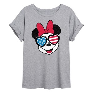 Women's - Disney - Americana Oversized Graphic T-Shirt - 1 of 4