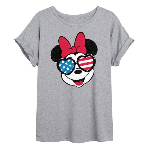 Women's - Disney - Americana Oversized Graphic T-Shirt - image 1 of 4