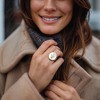 Ross-Simons Italian Sterling Silver and 18kt Gold Over Sterling Fleur-De-Lis Ring - 2 of 4
