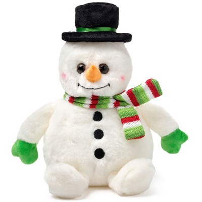 Bearington Bearington Big Snowball Snowman Plush, 12 Inch Snowman Stuffed Animal, Ideal Stuffed Christmas Animals Gift for Kids