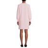 Lands' End Women's Cotton Blend Cable Crew Neck Sweater Dress - 2 of 3