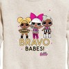 Boys' - LOL Surprise! - Bravo Babes Graphic Long Sleeve Fleece Sweatshirt - 2 of 4