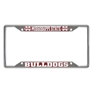 NCAA Mississippi State Bulldogs University Stainless Steel License Plate Frame - 1 of 3