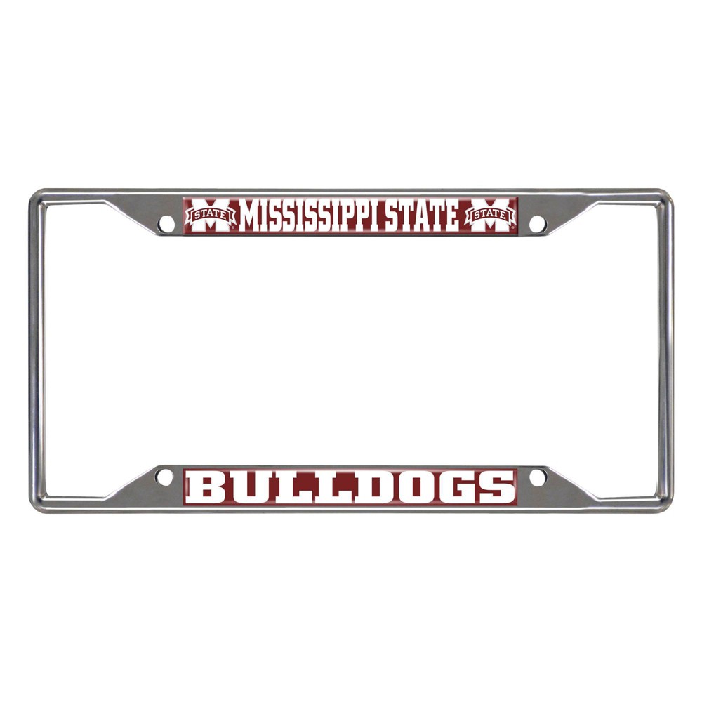 NCAA Mississippi State Bulldogs University Stainless Steel License Plate Frame