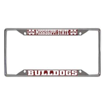 NCAA Mississippi State Bulldogs University Stainless Steel License Plate Frame