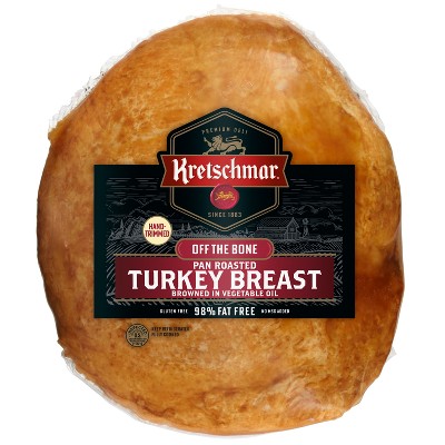 Kretschmar Pan Roasted Off the Bone Turkey Breast - Deli Fresh Sliced - price per lb