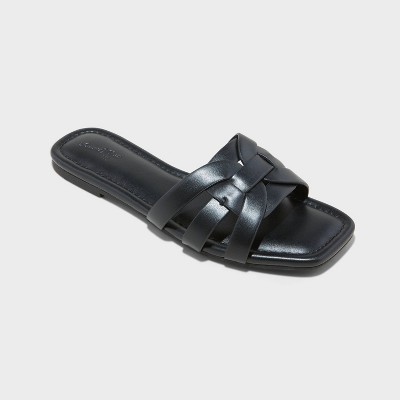 10mm Leather Slide Flats