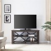 50 Inch Alder Brown/Metal TV Stand - Henn&Hart - 4 of 4