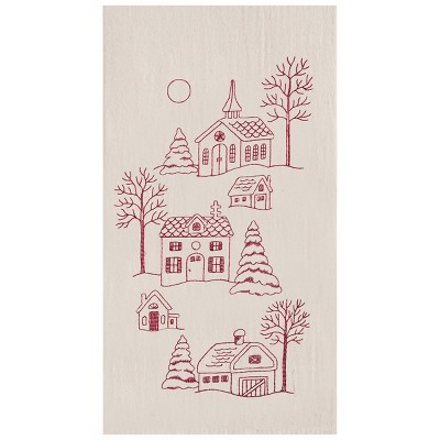 C&F Home Peaceful Village Flour Sack Kitchen Towel