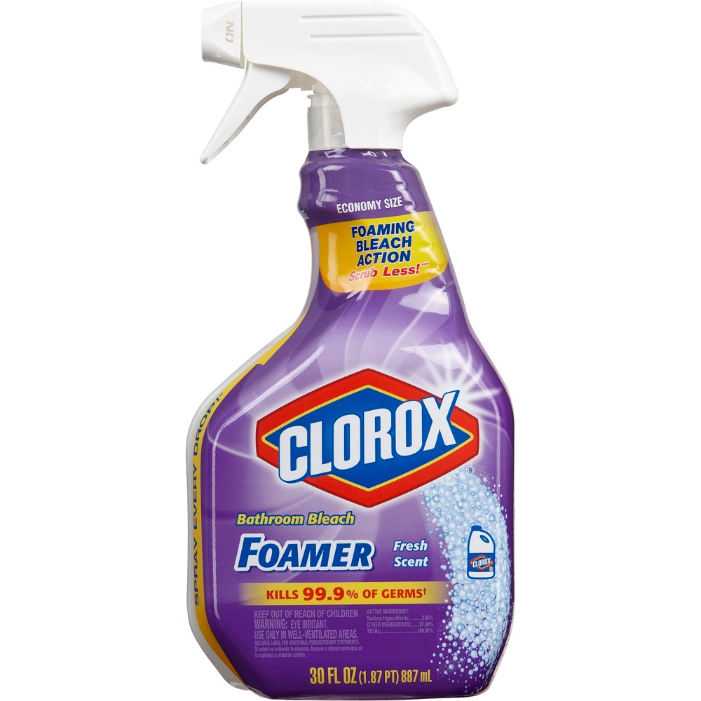 UPC 044600310886 product image for Clorox Bathroom Foamer with Bleach Spray Bottle Fresh Scent 30 oz | upcitemdb.com