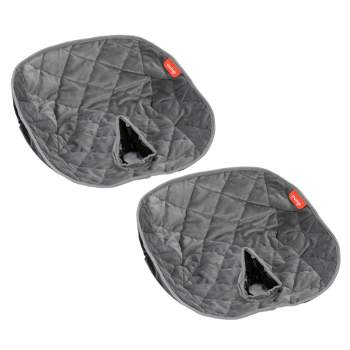 Diono Ultra Dry Seat 2-Pack, Car Seat Pad, Waterproof Liner, High Chair, Car Seats and Strollers, Gray