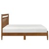 Full Size Wooden Platform Bed with Headboard for Bedroom - 3 of 4