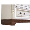 PAGED Wooden Rustic Drawer Dresser Storage Cabinet with Wooden Base and Riser Trim, Storage Dresser for Bedroom - 4 of 4
