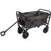 Collapsible Foldable Wagon Cart Beach Wagon Heavy Duty Utility Cart Utility Wagon Grocery Cart Sports Gardeing Fishing Supports - 3 of 4