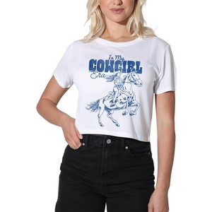 Women's In My Cowgirl Era Cropped T-Shirt - 1 of 4