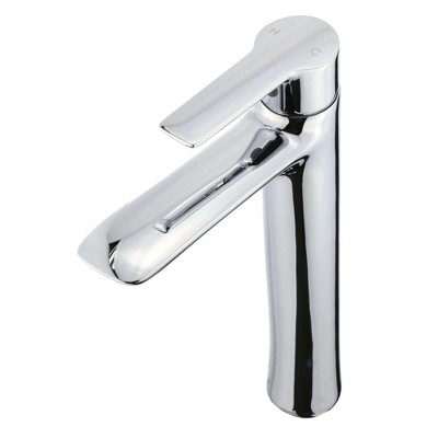 Polished Chrome Single Hole Vessel Sink Bathroom Faucet