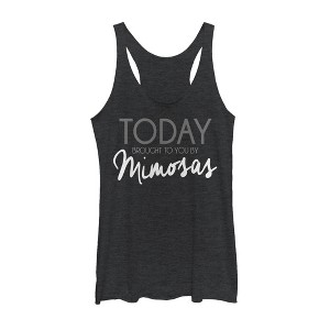 Women's CHIN UP Brought to You by Mimosas Racerback Tank Top - 1 of 3
