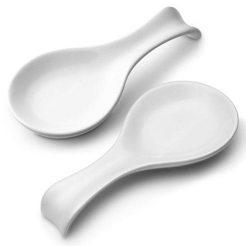 Ceramic Spoon Rest, Spoon Holder, Kitchen Cooking Utensil Rest