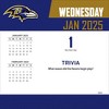 NFL Baltimore Ravens 2025 Box Calendar - 3 of 4