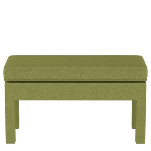 Upholstered Bench in Zuma Wasabi Green - Threshold