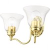 Livex Lighting Moreland 2 - Light Vanity in  Polished Brass - 2 of 4