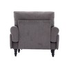 Yinvani Modern Chaise Lounge Sofa for LivingRoom or Bedroom, Chenille Fabric - 3 of 4