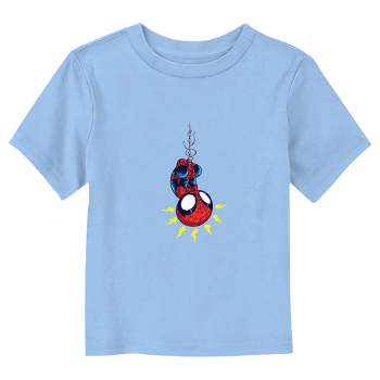 Marvel Chibi Spider-Man Hanging Upside Down T-Shirt