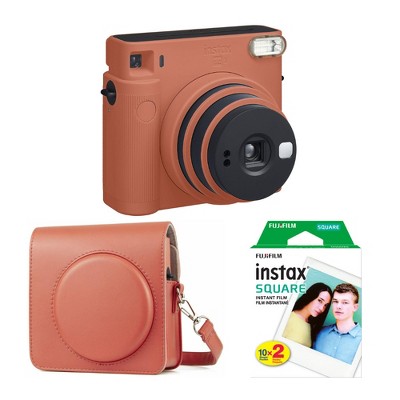 Fujifilm Instax Square SQ1 Instant Camera Starter Set with Film & Case (Orange)