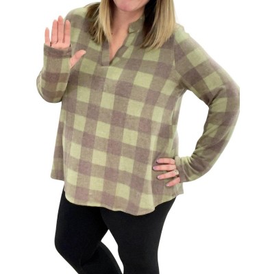 Women's Long Sleeve with Thumbholes Gabby Tee - honeyme
