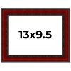 PosterPalooza | Photo Size Weathered Red Picture Frame - UV Acrylic, Foam Board Backing, Hanging Hardware - 2 of 4