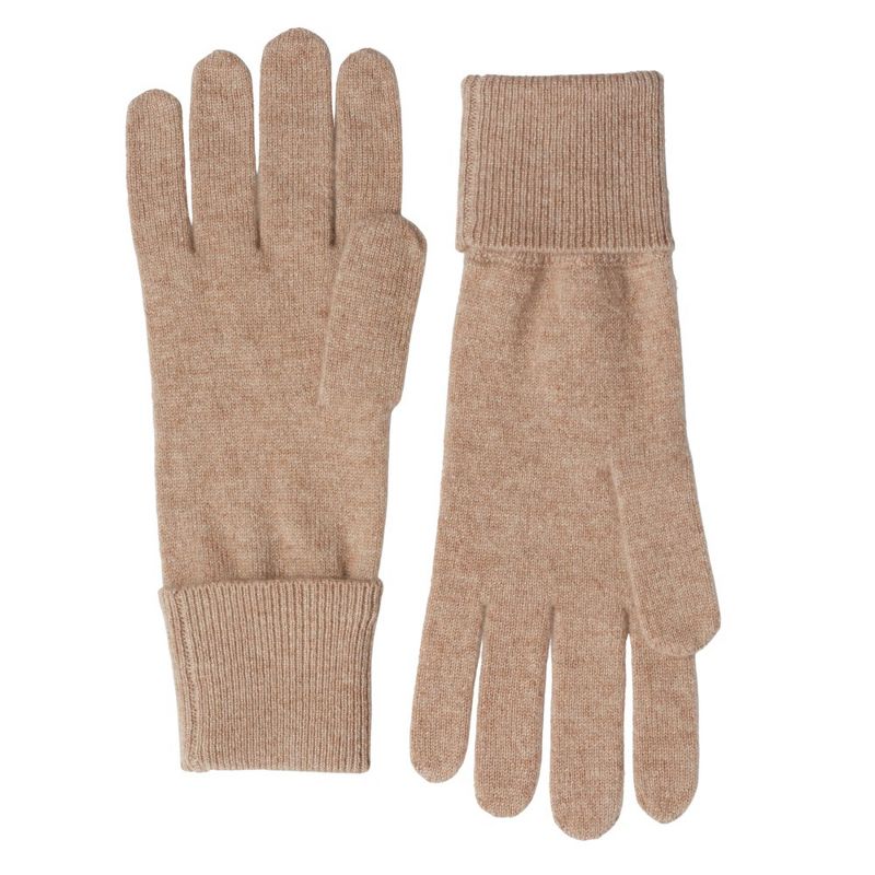 JENNIE LIU 100% Cashmere Knitted Gloves, 2 of 3