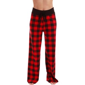 Just Love Womens Wide Leg Casual Comfy Flowy Loose Stretch - Palazzo Pajama Pants PJs - 1 of 3