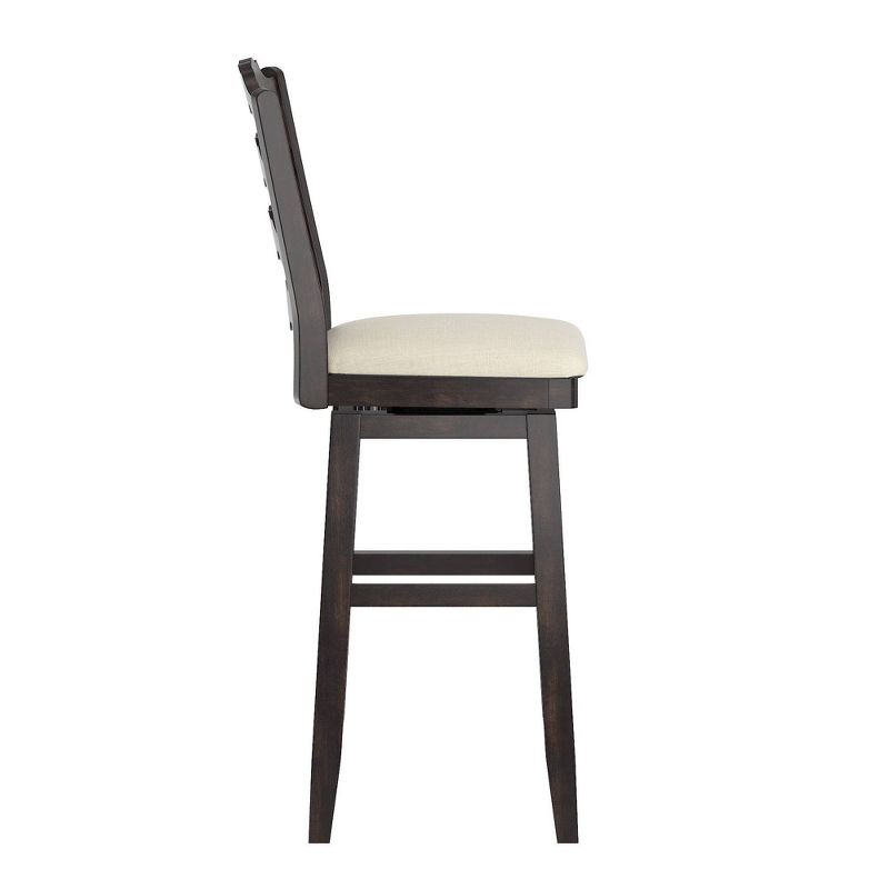 29" South Hill French Ladder Back Swivel Height Barstool - Inspire Q, 4 of 12