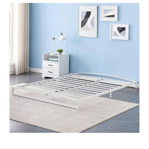 Low Profile Twin Bed Frame, 10" Heavy Duty Metal Platform with Arch Design & Under Bed Storage, No Box Spring Needed, Easy Assembly - 1 of 4