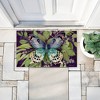 Stupell Industries Midnight Butterfly Garden Printed Outdoor Door Mat, design by Nicole Tamarin, 18"x30" - 4 of 4