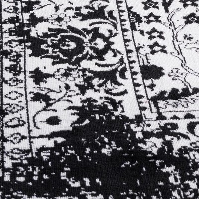 black and white
